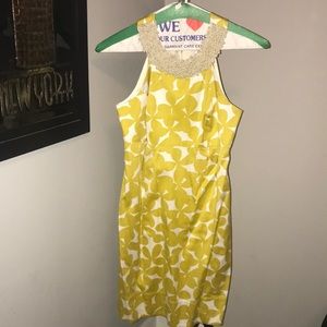 Spring/Summer Yellow Flowered Dress